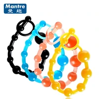 novelty jelly anal toy sex toys for gay men women adult orgasm vagina beads chain pull ring ball silicone butt plugs