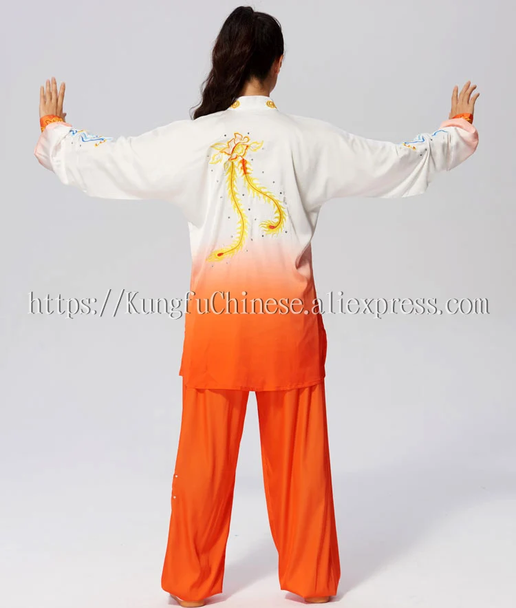 Китайская форма wushu для кунг-фу одежда taijiquan костюм taolu искусственная детей и