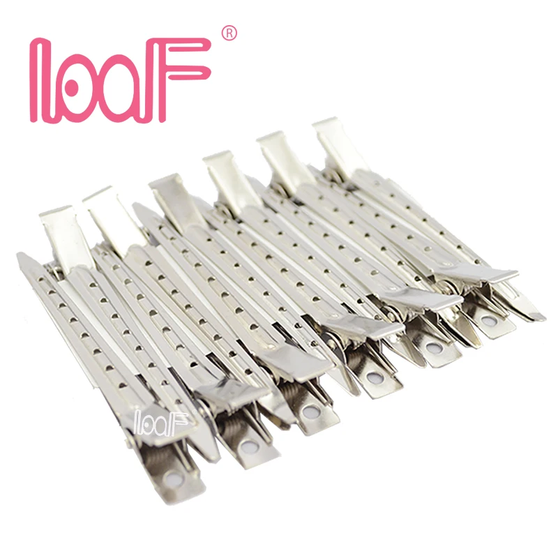 LOOF 12 шт. 9 см Профессиональные Металлические зажимы для волос, заколки для волос, заколки для волос