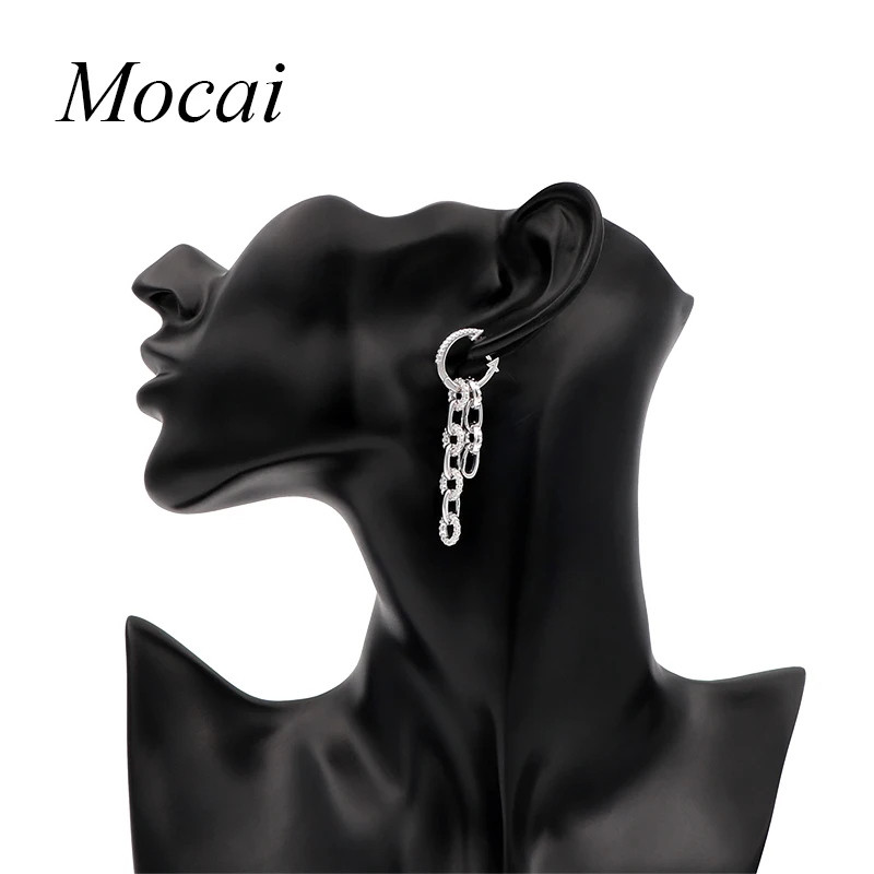 Модные серьги в стиле панк преувеличенные для крутой женщины рок мультикруглая