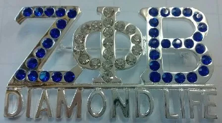 Нагрудный значок ZETA PHI с греческими буквами | Украшения и аксессуары