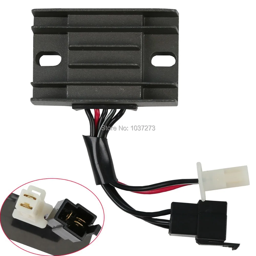 

New Black Voltage Regulator Rectifier For Suzuki GN125 1982-2001 AN150 5 wires