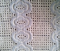 100 Cotton Embroidered Lace Fabric140cm WidthXERYbm3612