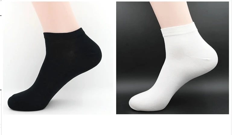 Fcare 10 шт = 5 пар 43-46 или 44-48 мужские хлопковые Элитные calcetines носки свободного размера плюс носки-башмачки короткие носки