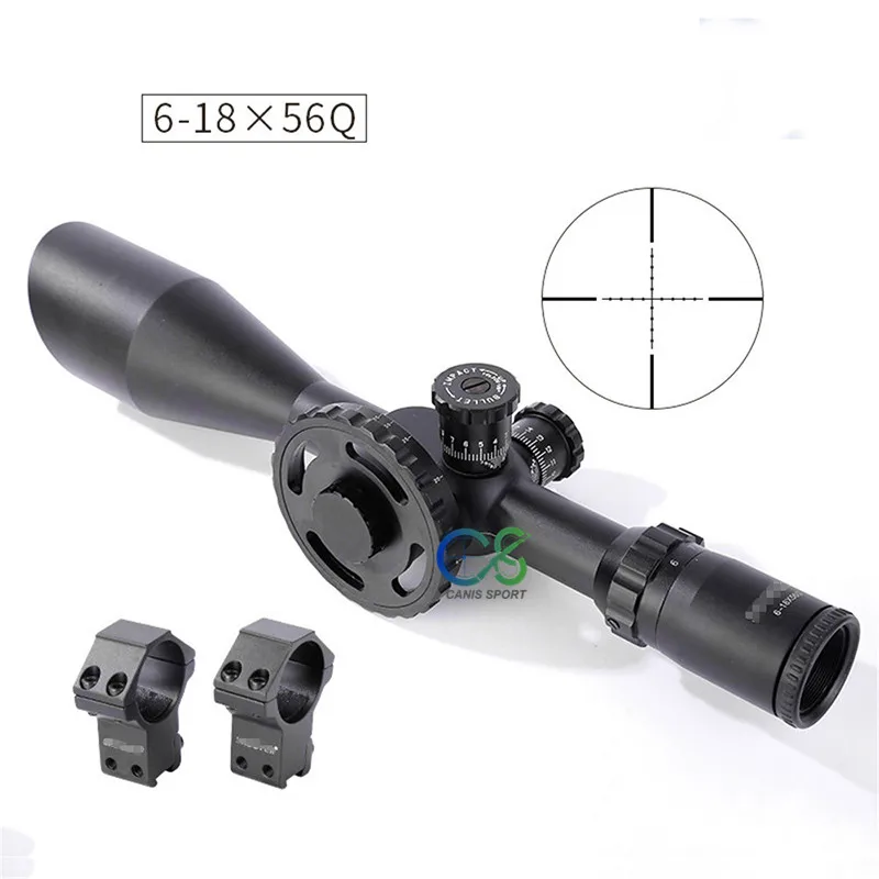 Прицел для винтовки стрельбы ST 6 18X56FFP черный прицел с боковой фокусировкой