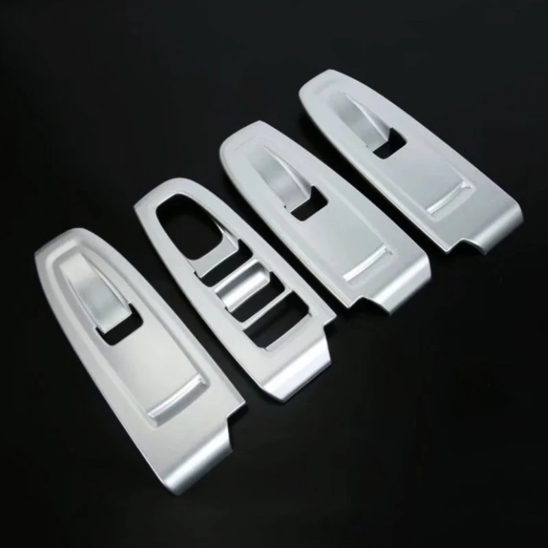 

ABS Carbon Fiber Colour Car Inner Window Switch Panel Decoration Cover Trim For Subaru XV 2018 2019 Car-Styling Accessories