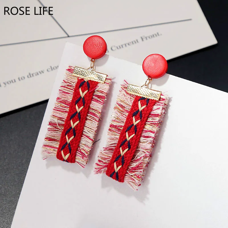 Ретро дикие преувеличенные висячие серьги с кисточками женские индивидуальные