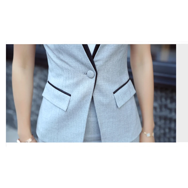 Новинка 2018 весенне-летний женский костюм блузка с коротким рукавом маленькие