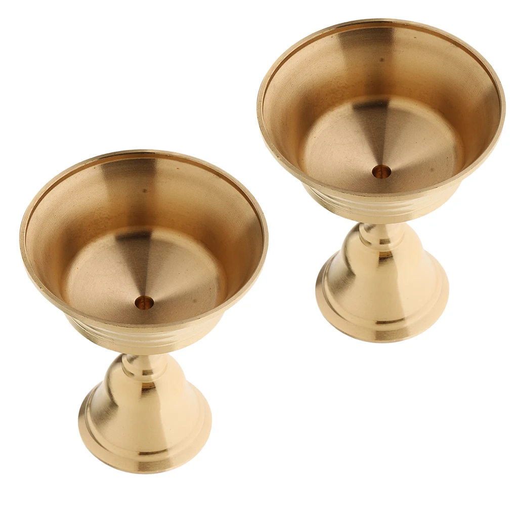 2 шт./упаковка медный держатель для свечей|Подсвечники| |