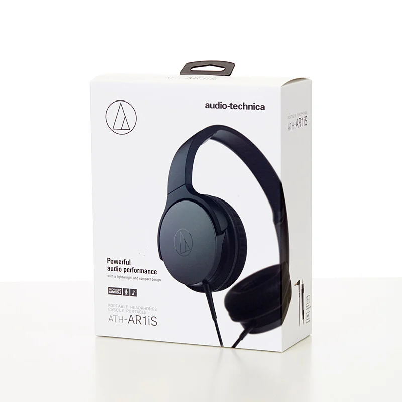 Оригинальный Audio-Technica ATH-AR1IS проводные наушники с функцией дистанционного