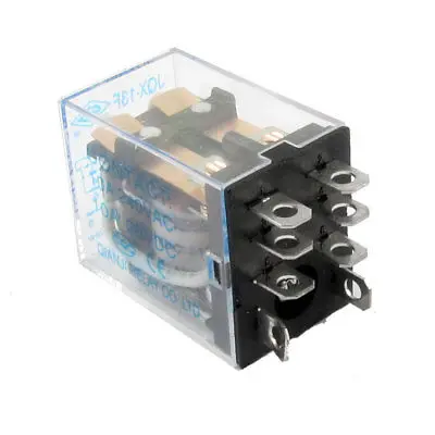 8 контактных терминалов AC240V DC28V 10A контакт DC12V катушка реле питания JQX 13F2Z|Реле| |