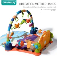 educational activity play mat baby gym fitness frame toys game multifunction soft piano music bed bell crawl blanket carpet