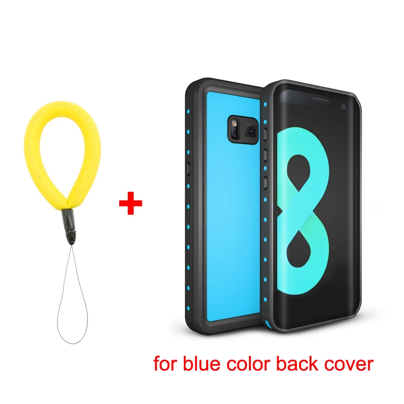 blue Водонепроницаемый чехол для Samsung S8 S9 Plus, открытый летний плавательный противоударный чехол для Samsung Galaxy S8P S9Plus - Цвет: blue
