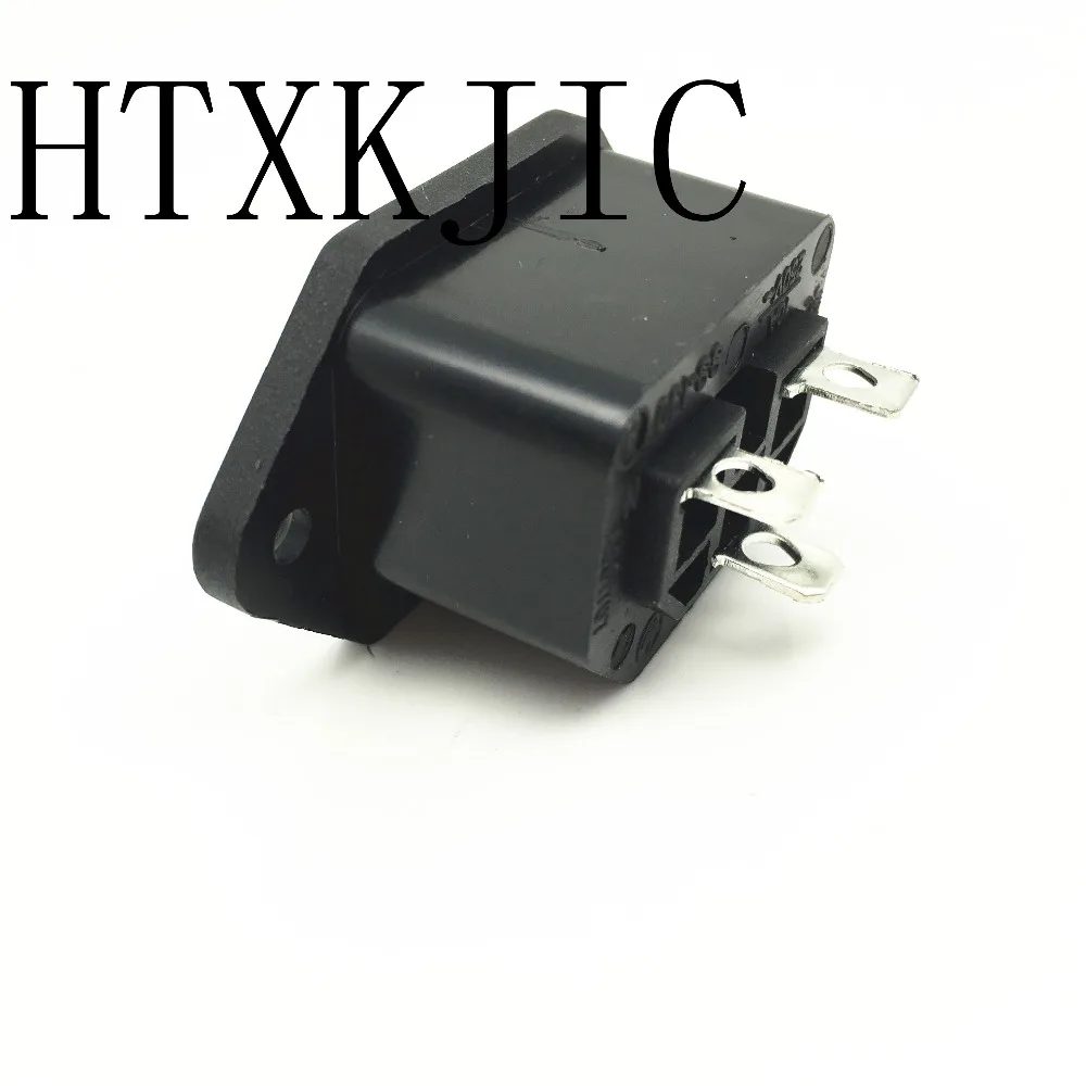 Гнездо шасси 15А/250В 3PIN 05231 AC IEC C13 C14 встроенный разъем адаптера питания Выход выход