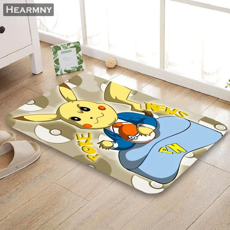 HEARMNY Новое поступление коврик Pokemon Аниме Коврик для дома машина сделанный Противоскользящий Коврик Гостиная/Прихожая ванна коврик для детей подарок - Цвет: 13
