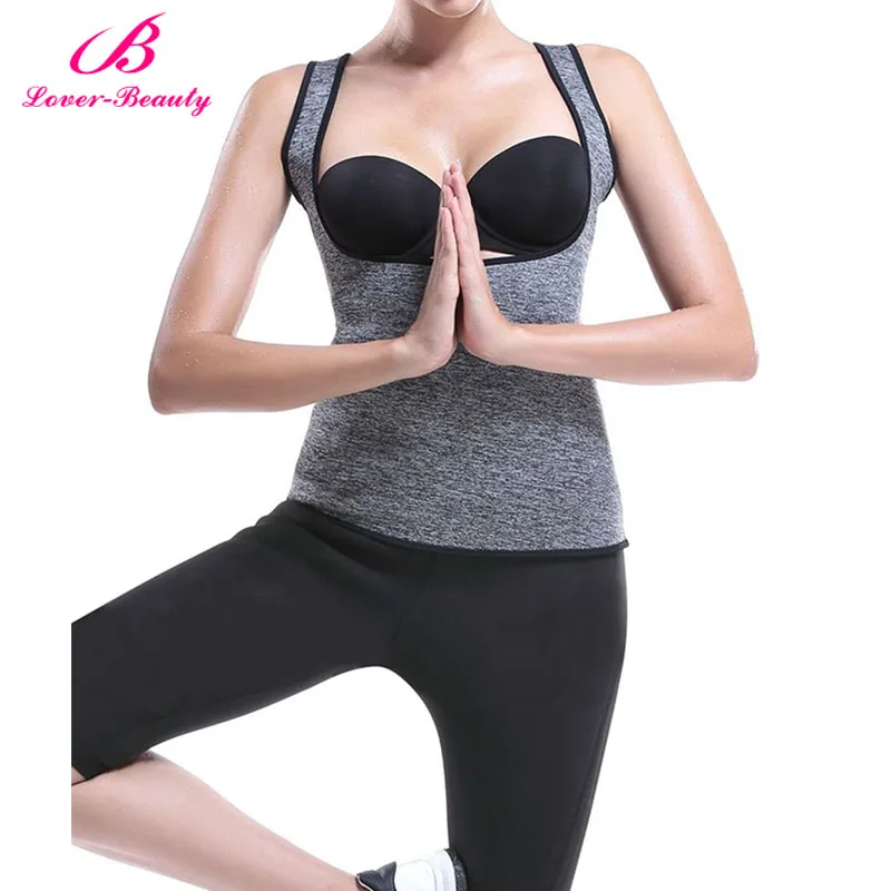 Lover Beauty Neoprene Shapers Sauna Sweat Body Shaper Women Slimming Thermo Push Up Vest Waist Trainer Corset-C | Женская одежда