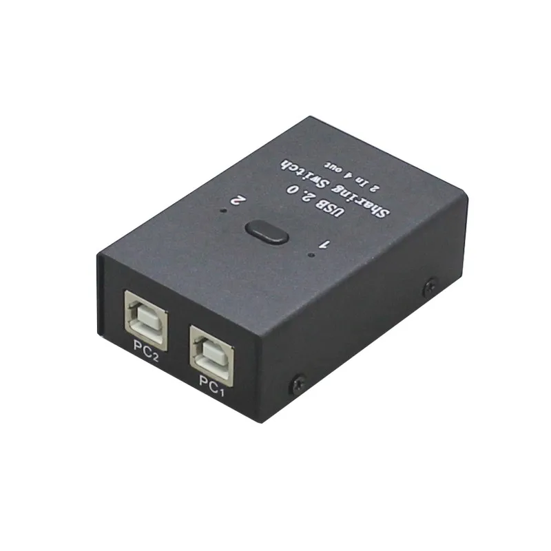 USB KVM переключатель USB2.0 коммутатор для xiaomi Box клавиатура мышь принтер U диск 2 шт.