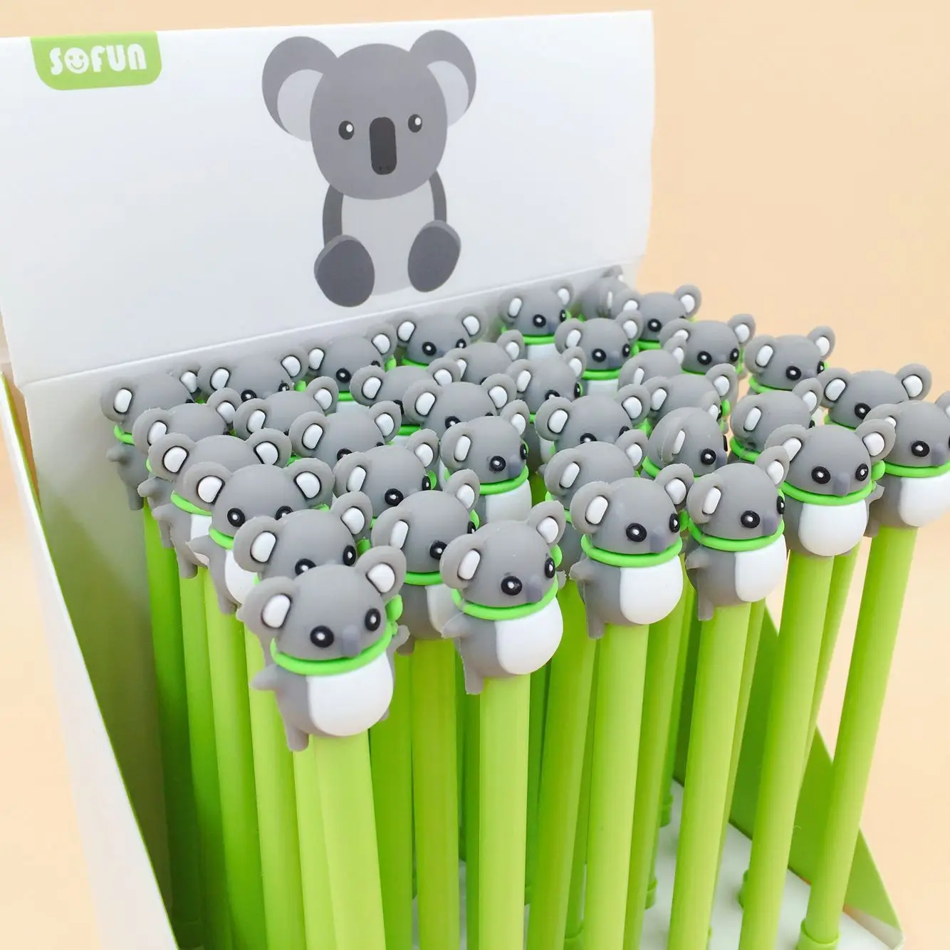 2 шт./лот 0 5 мм гелевая ручка в виде медведя коала для подписи Escolar Papelaria