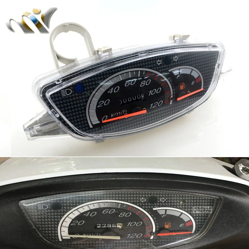 

MOFO CAIZHUANGSHI Motorcycle For Honda 50 meter DIO ZX AF34 / AF35 km table odometer meters total instrument assembly