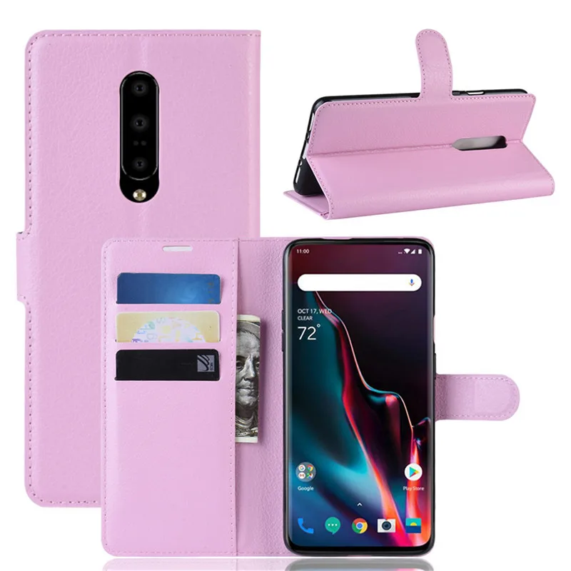 ZJCXYTX для OnePlus 7 Чехол из искусственной кожи с функцией защиты от ударов держатель