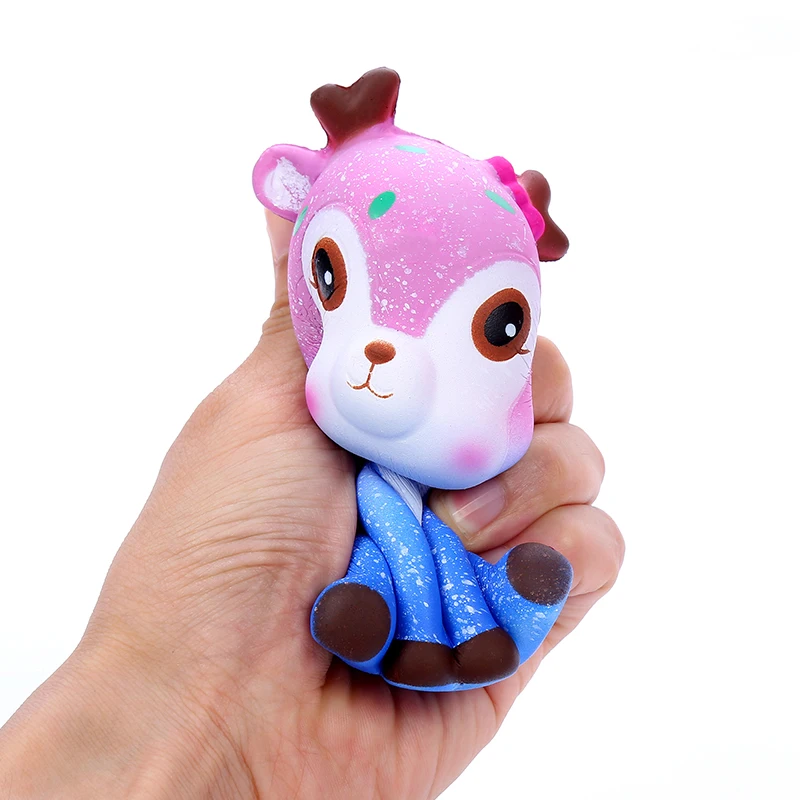 Антистресс сжимает животных Единорог панда олень ПУ Kawaii сжимаемая кукла снятие