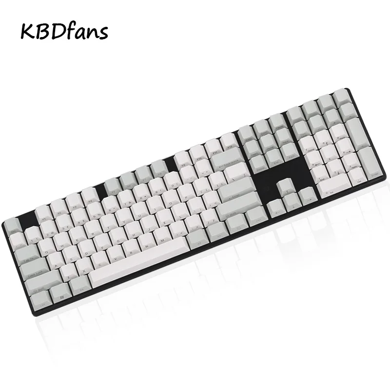 NPKC пустой боковой принт вишни профиль толстый PBT Keycap ANSI ISO раскладка для Cherry MX