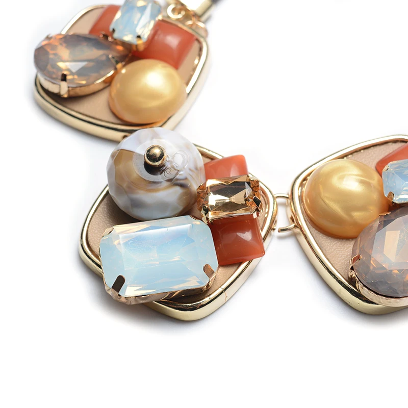 2016 Мода Boho Ожерелья Чешские Sipmle Заявление Женщины Цепи Кожи Декоративные Макси