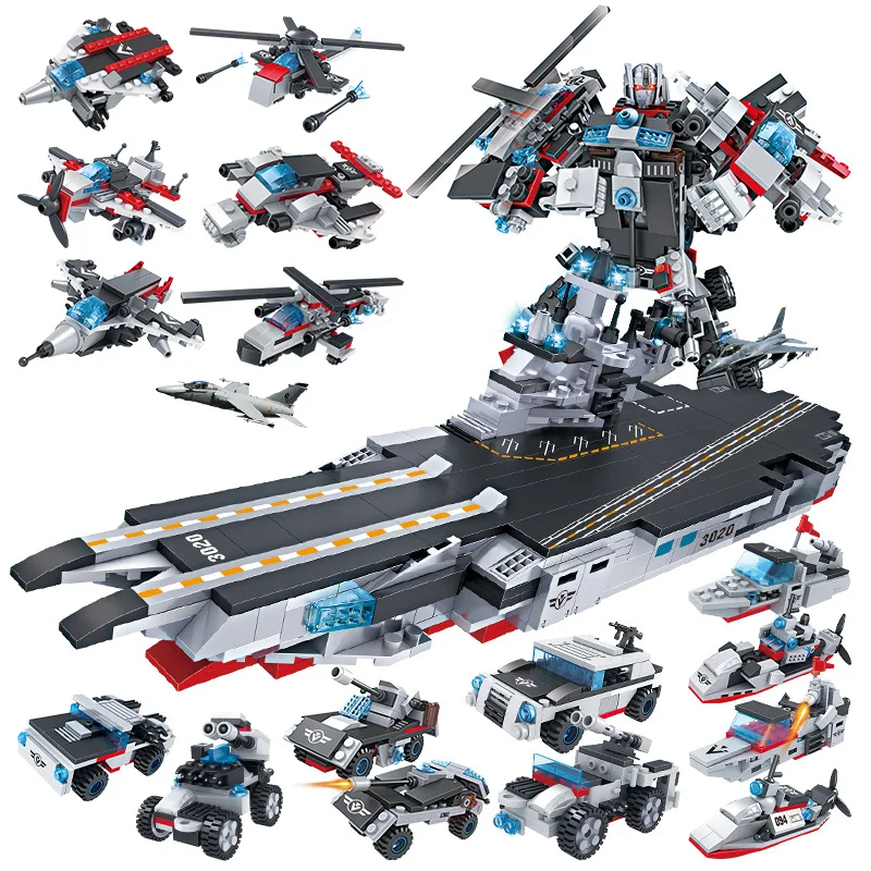 Робот трансформер 8 в 1 автомобили летательные аппараты игрушечные экшн фигурки