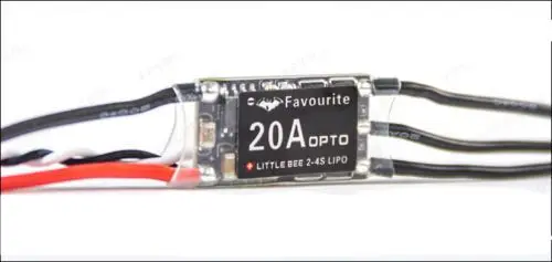 20A маленький бесщеточный электронный регулятор скорости ESC для FPV мультикоптера