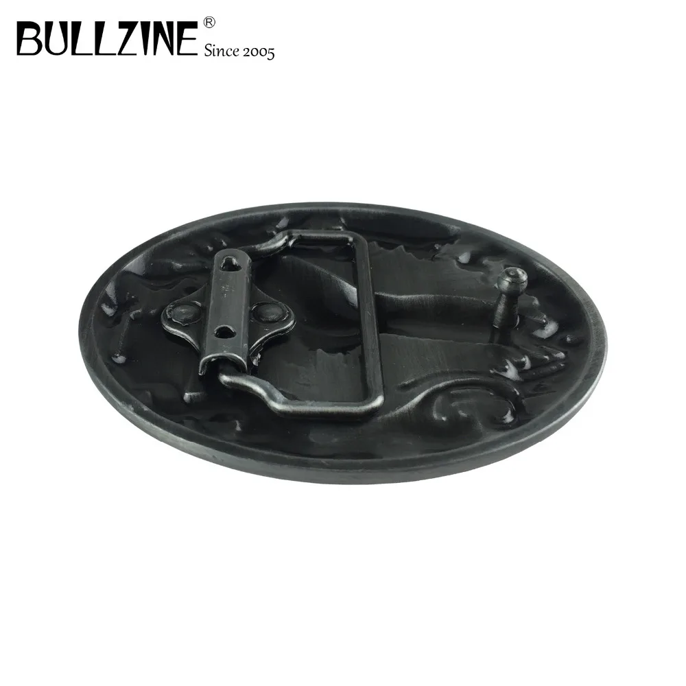 Ковбойский ремень Bullzine bear paw в ковбойском стиле Подарочный с пряжкой и оловянной