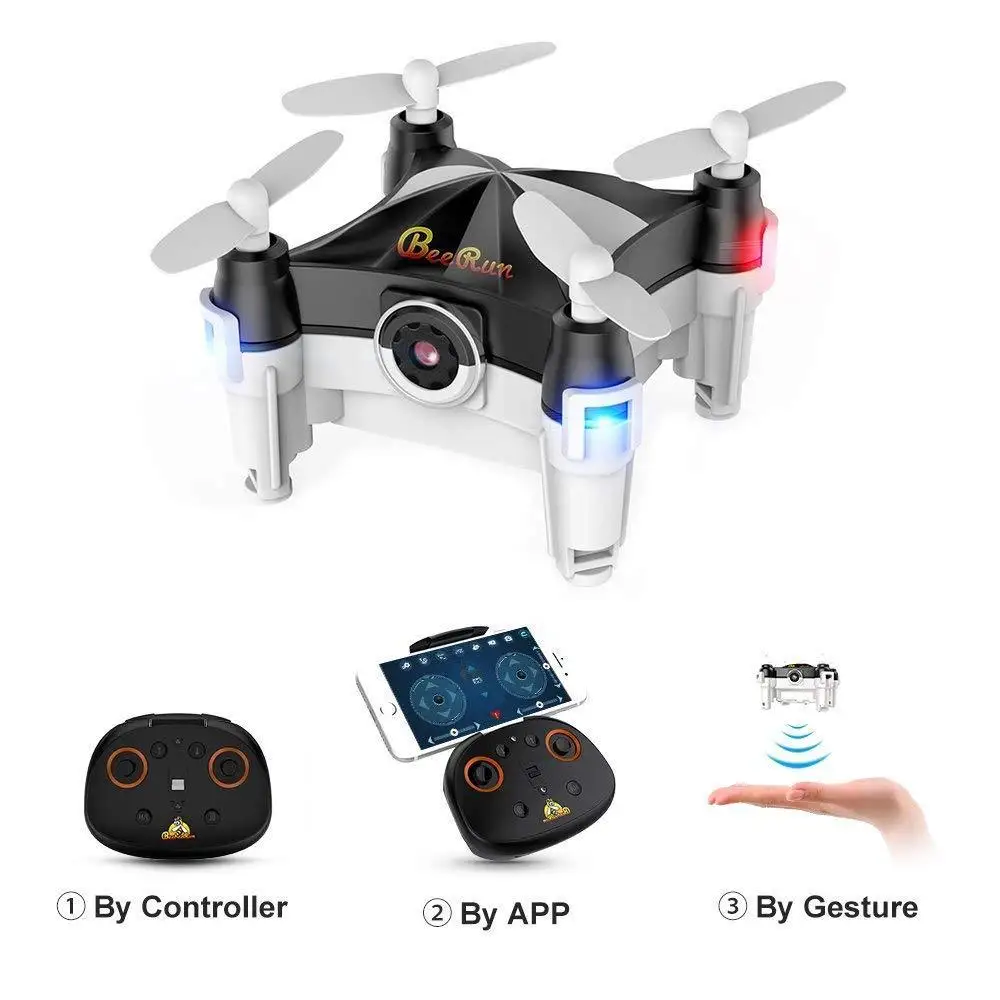 Мини WiFi FPV Радиоуправляемый квадрокоптер Дрон с камерой оптический режим без