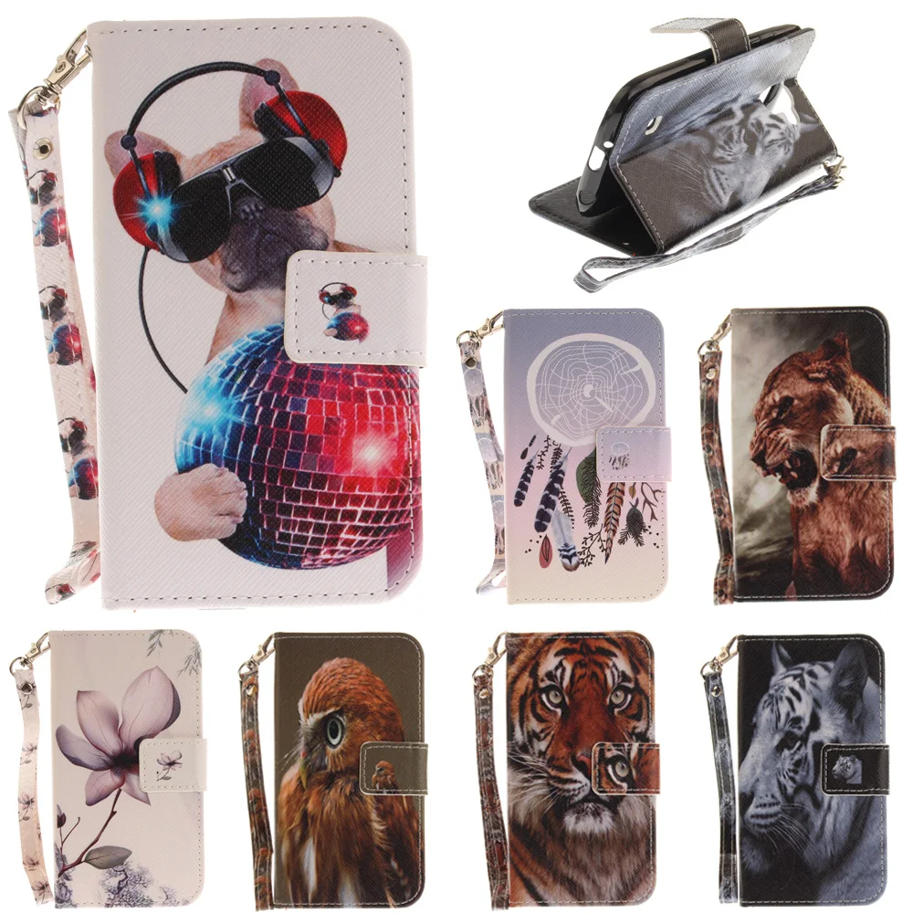 TienJueShi с рисунком животных из искусственной кожи чехол Чехол закрытый Etui Защита