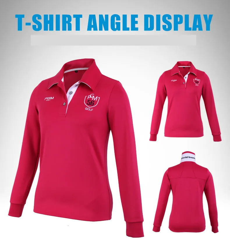 

2018 PGM products style ladies T-shirts Breathable golf long sleeved women's jerseys Lady High Elastic sport shirt size S-XL