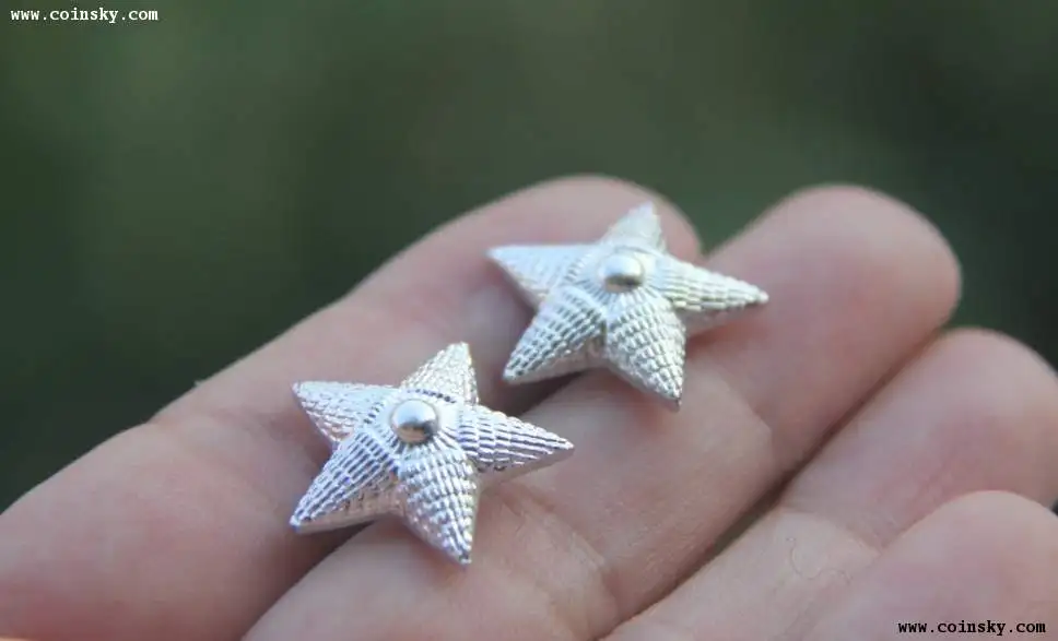 2 PCS A Pair China M1987 Star Military Army Uniforms medal order | Дом и сад