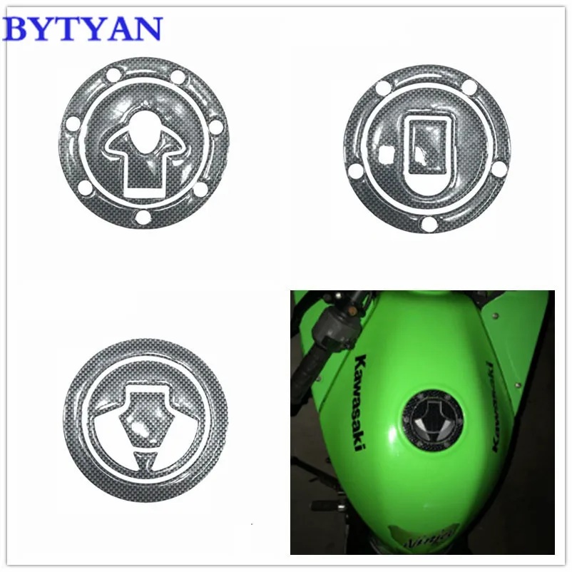 BYTYAN 1 шт. из углеродного волокна Танк Pad защита бака наклейка для мотоцикла Kawasaki