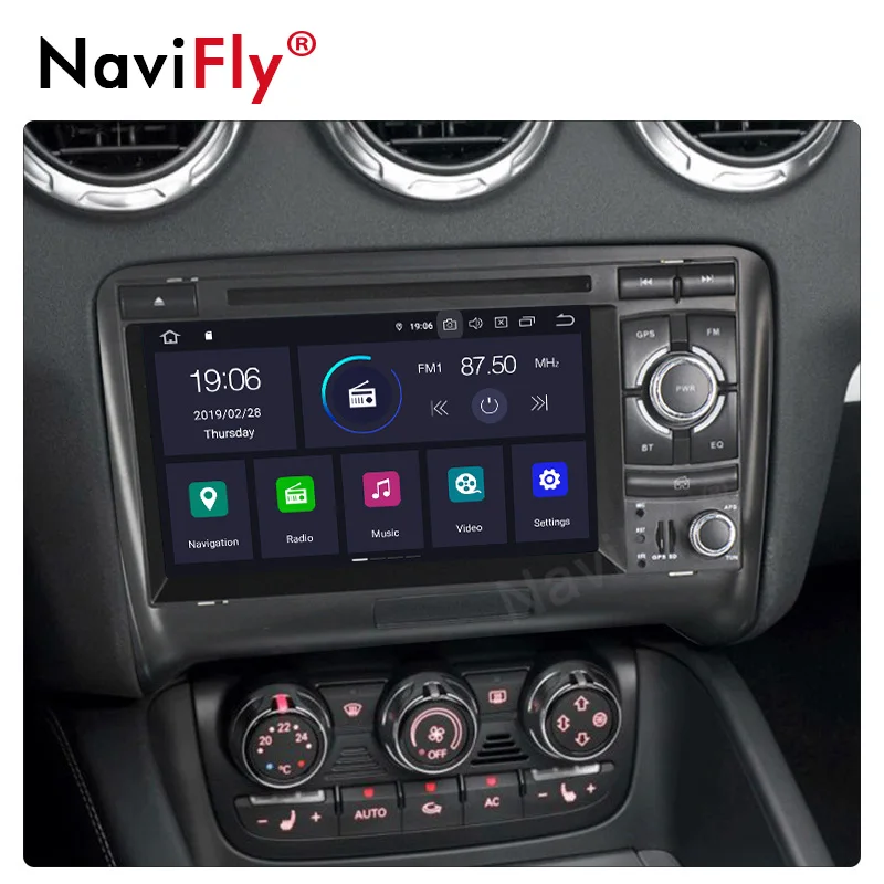 Android 9 0 IPS DSP автомобильный dvd Радио Аудио мультимедийный плеер для Audi TT MK2 8J 2006 2007 2008
