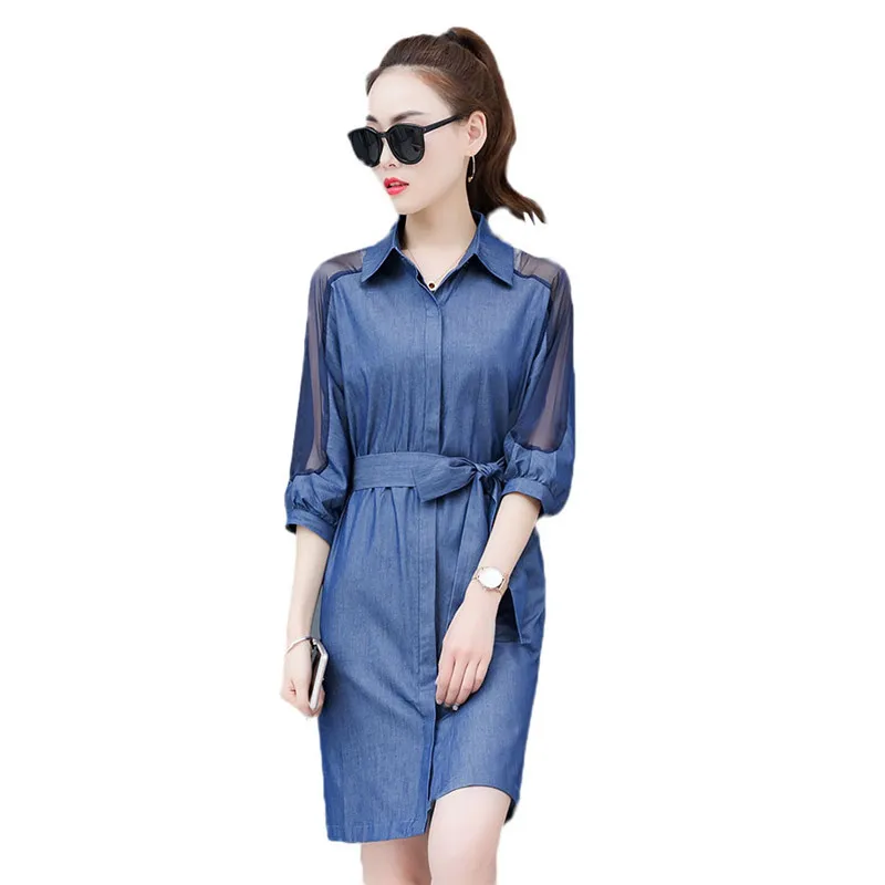 Платье Для женщин сезон: весна–лето 2019 новый большой Размеры свободные