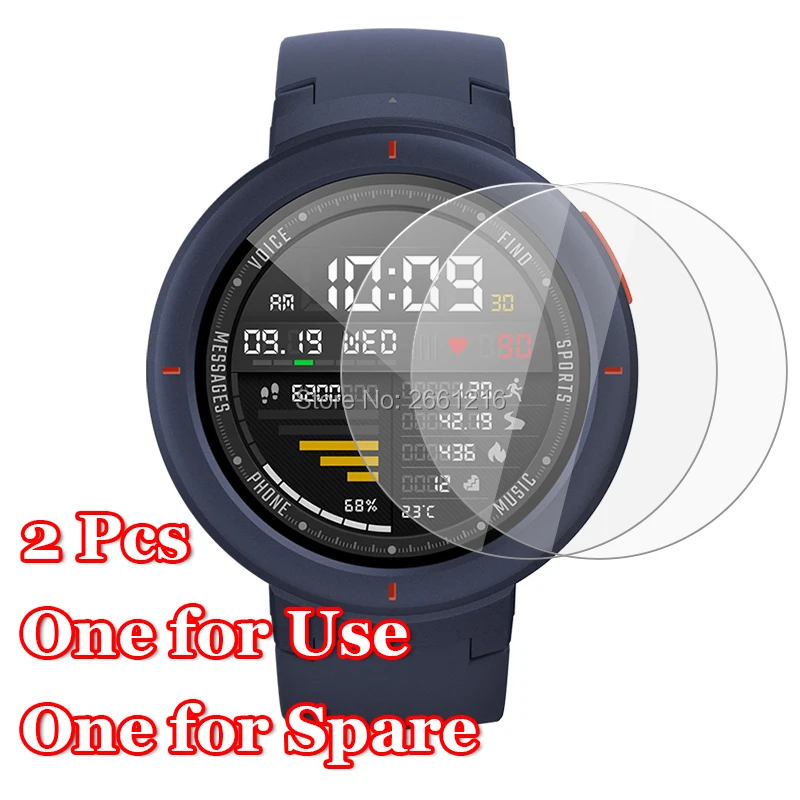 2 шт./лот для Xiaomi Huami Amazfit Verge 3 Sports Smart Watch Закаленное Стекло 9H 2.5D Защитная пленка
