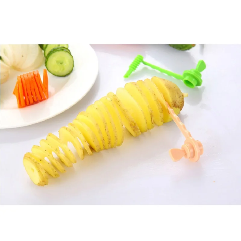 Ручная спиральная фреза для картофеля и огурца многофункциональная