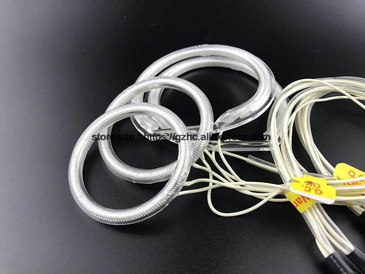 HochiTech для Mazda CX-7 2006-2012 ультра яркий дневной светильник DRL CCFL ангельские глазки Demon eyes комплект Теплый Белый Halo Кольцо Автомобильный Стайлинг