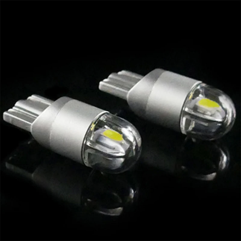 10X T10 лампадин светодиодный Bianco 168 501 W5W лампада T10 клин luci 3030 2SMD Interni Lampadina 12 V-24 V 6000 K для мото