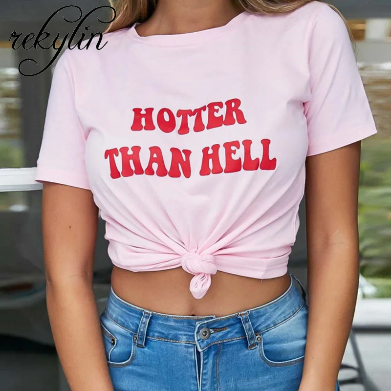 Новинка 2019 года летняя модная женская футболка с надписью Харадзюку Camisas |