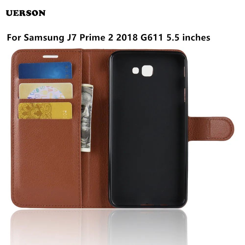 Для Samsung Galaxy J7 Prime 2 Чехол из искусственной кожи чехол для телефона 2018 Prime2 G611F G611