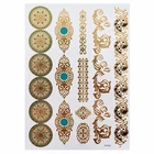 Браслет в богемном стиле, временная татуировка металлик, Новое поступление, татуировки для тела в стиле флэш