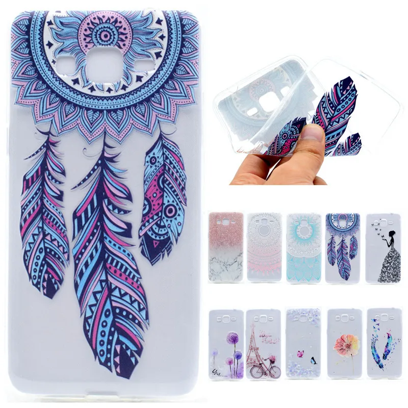 

Cute Cartoon TPU Paris Tower Flower Girl Fundas Phone Cases For Coque Samsung Galaxy J7 2015 J700 J700F SM-J700F Back Cover Case