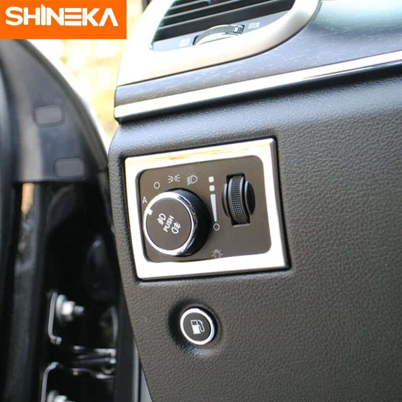 Внутренние молдинги SHINEKA для Jeep Grand Cherokee 2011 2016 кнопки светильник ключателя света