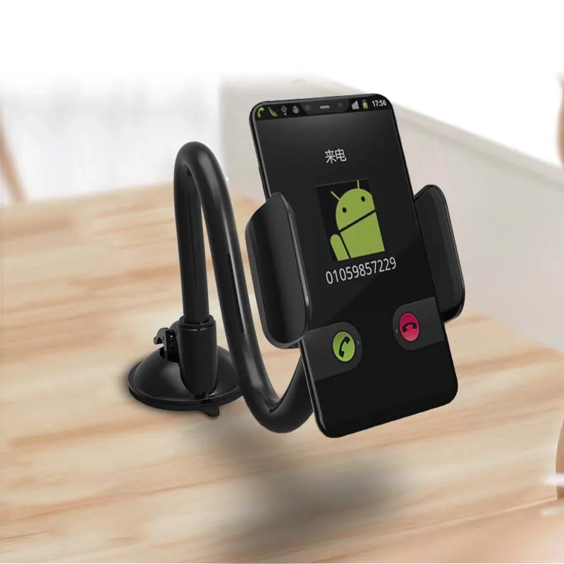 XMXCZKJ Автомобильный держатель для мобильного телефона Подставка для iPhone X 8 Крепление на лобовое стекло приборной панели длинная рука присоска чашка Автомобильный gps держатель для сотового телефона