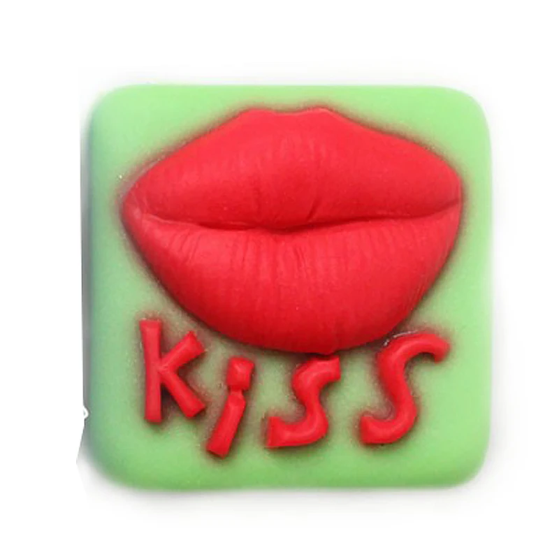 Sexy Lips kiss Silicone soap Mold chocolate Fondant moulds baking DIY party cake Decorating Tools F0508 | Дом и сад