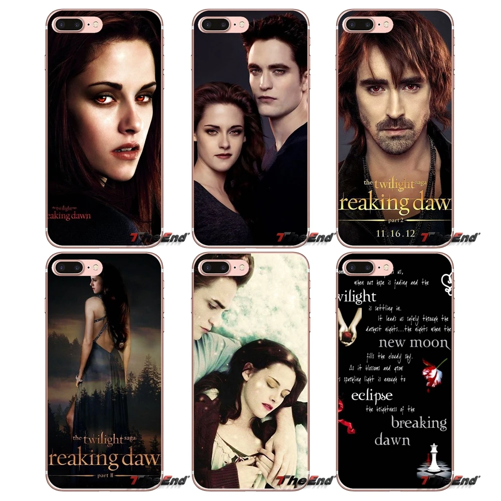 Чехол для Телефона iPhone X 4 4S 5 5S 5C SE 6 6S 7 8 Plus Samsung Galaxy J1 J3 J5 J7 A3 A5 2016 2017 The Twilight Saga Breaking