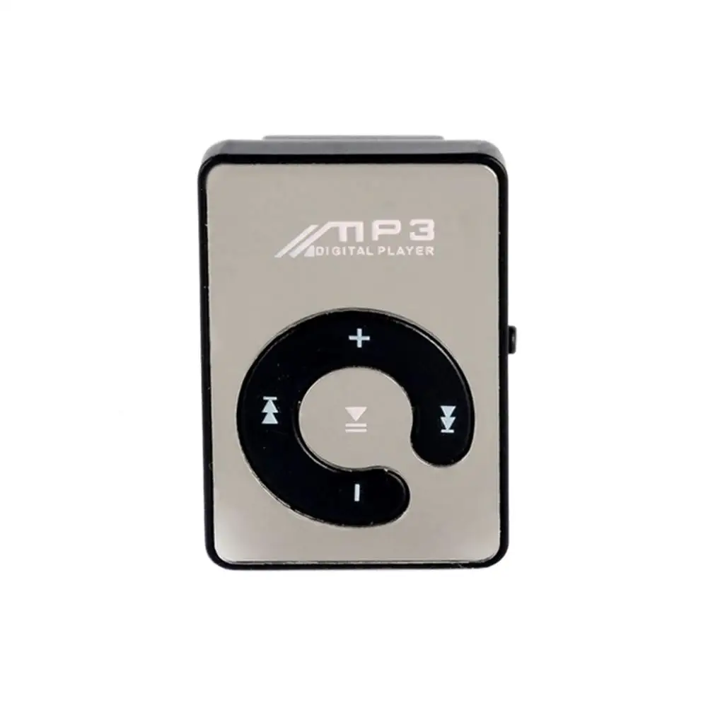 Зеркальный мини usb зажим MP3 плеер Портативный цифровой музыкальный проигрыватель